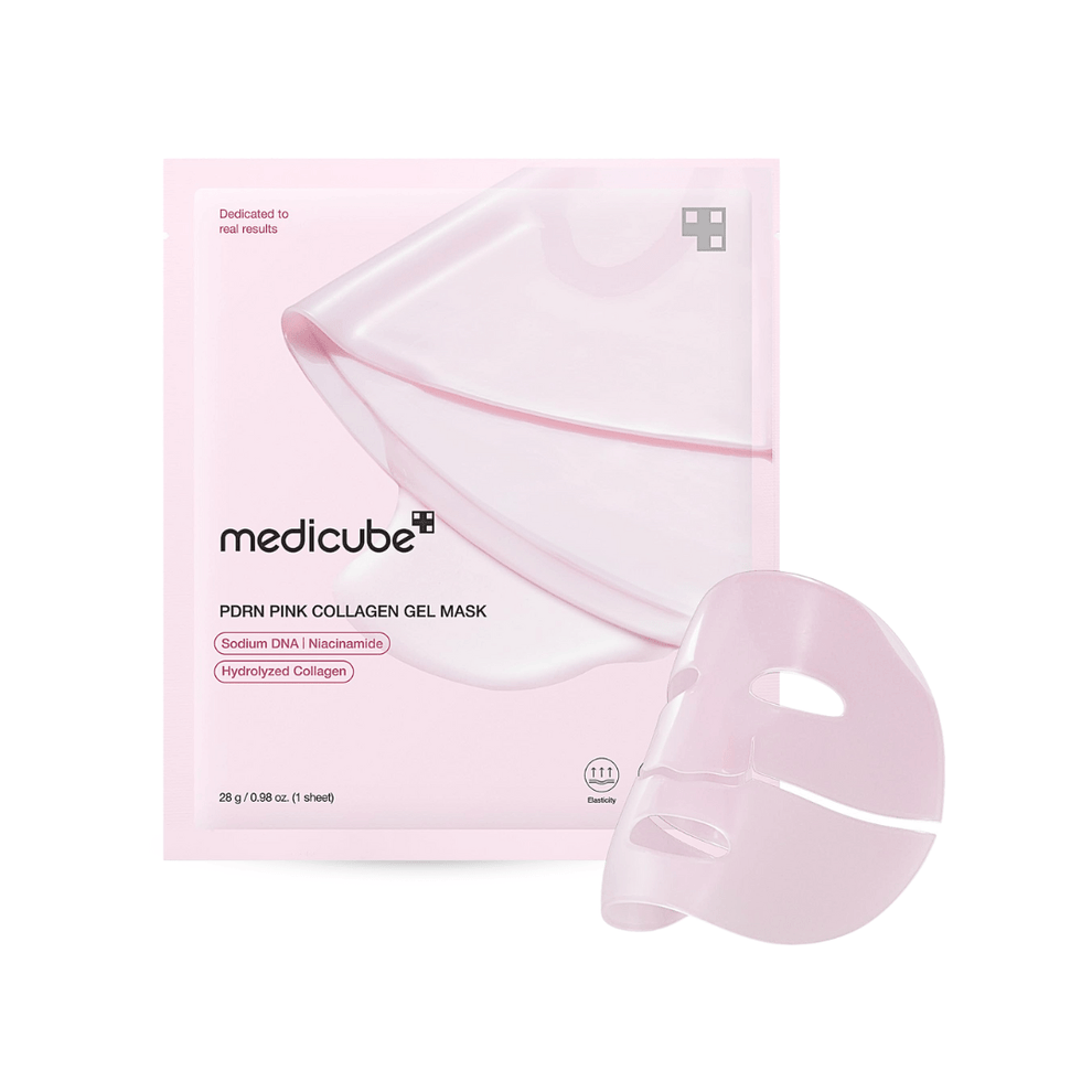 شيت ماسك الكولاجين الوردي ميدكيوب | Medicube PDRN Pink Collagen Gel Mask