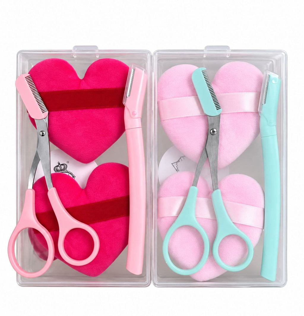 علبة بيوتي بلندر ومقص🎀