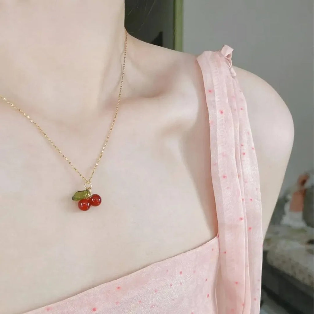 قلادة الكرز🎀✨