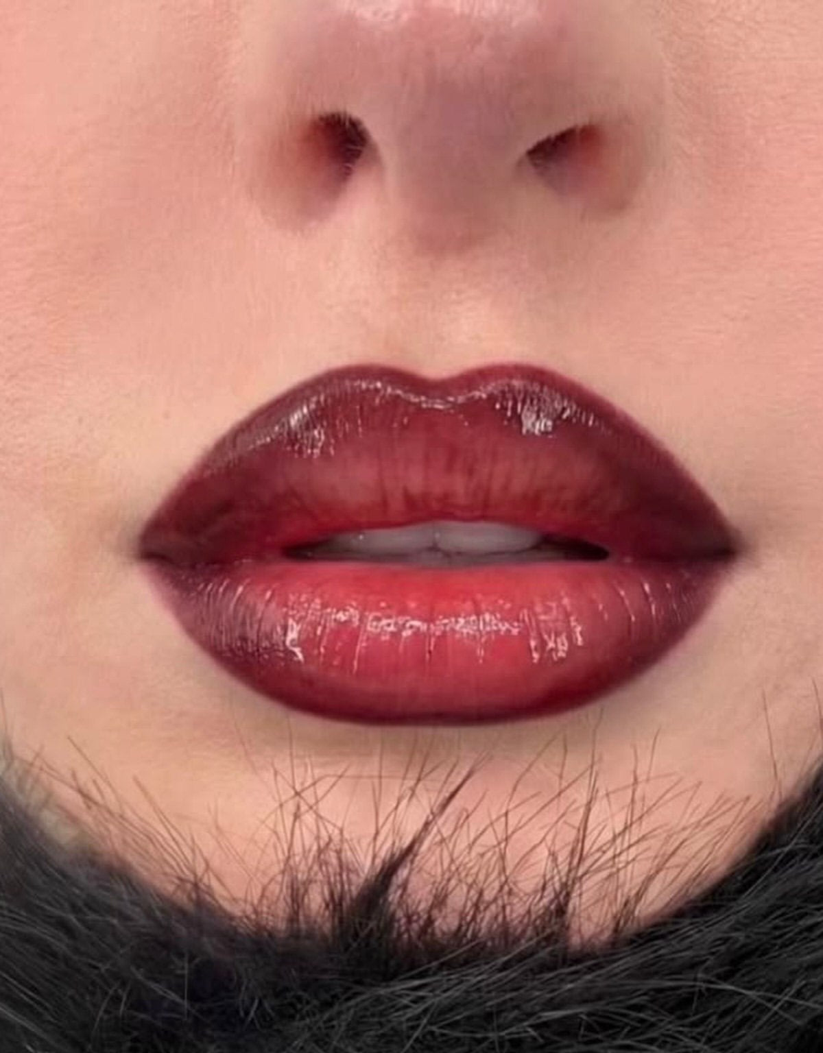 تحديد شفاه تنتي rose berry🎀