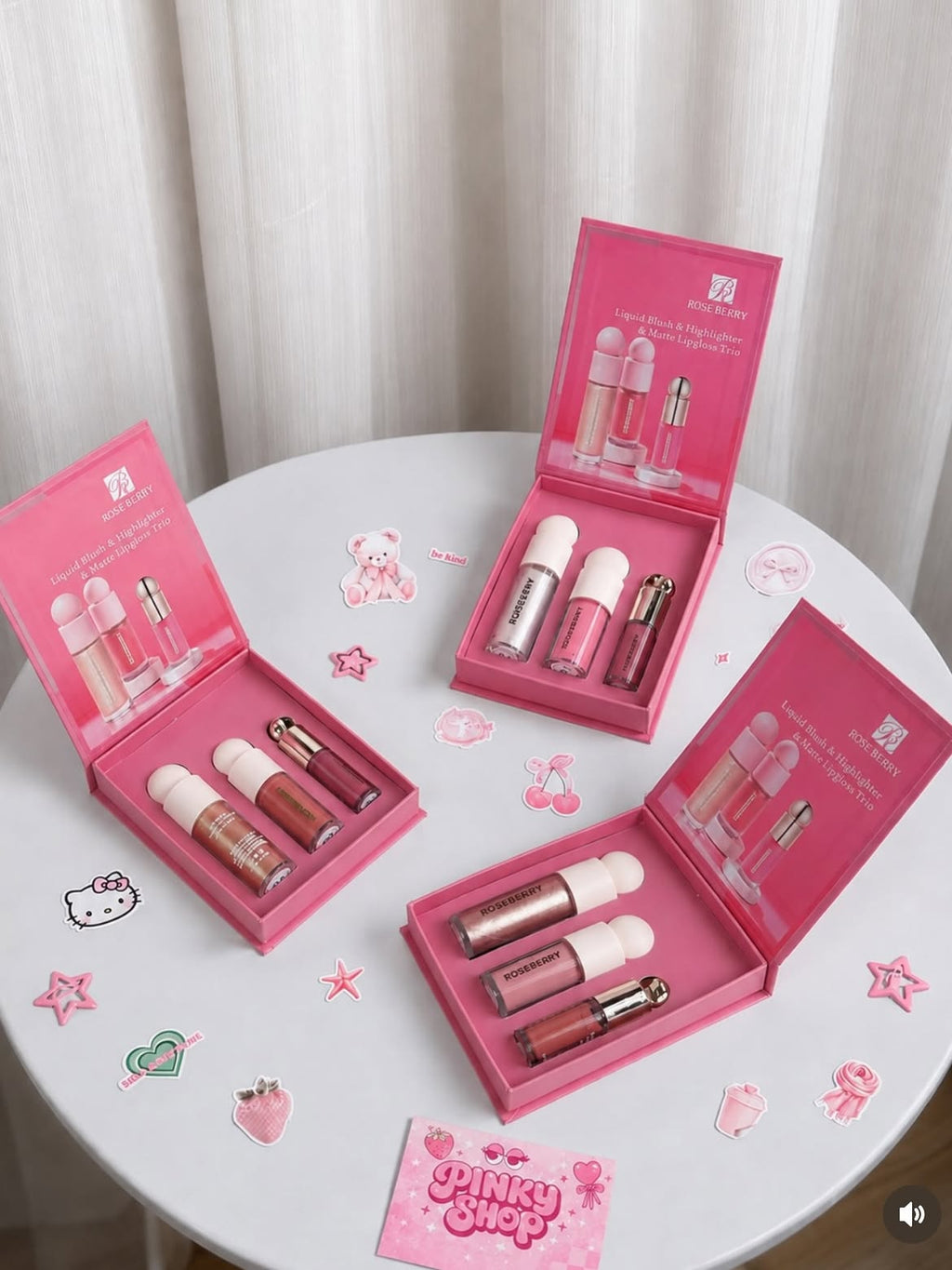 �💗✨ بكج Rose Berry الثلاثي