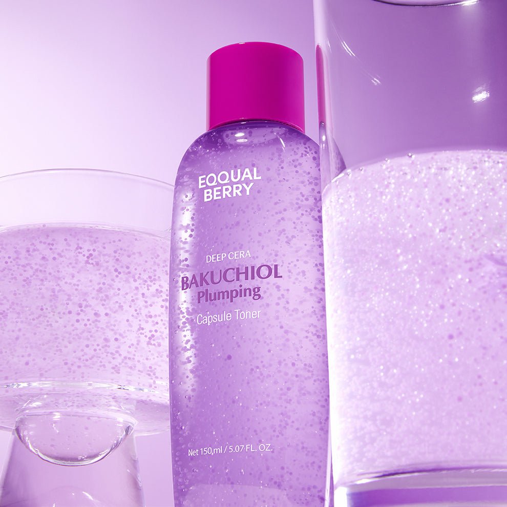 تونر باكوتشيول ايكول بيري - 150مل | EqqualBerry Deep Cera Bakuchiol Plumping toner