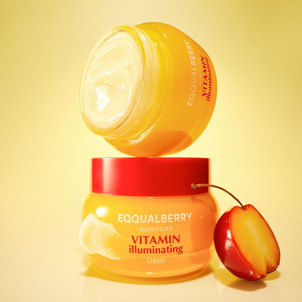 كريم مرطب فيتامين لتفتيح البشرة ايكول بيري - 50مل | EqqualBerry glow filter vitamin illuminating